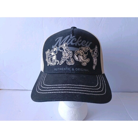 Disney Other - Disney Parks Mickey Mouse Hat Black Authentic Original Baseball Cap Embroidered